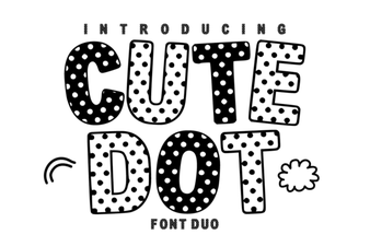 The Cute Dot Duo Font for Creative Projects