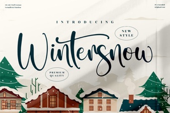 Wintersnow Font: Free Frosty Typography for Creative Projects