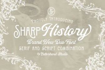 Sharp History Font for Modern Design Projects