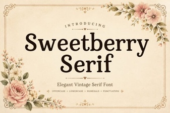 Sweetberry Serif: Design Elegance for Modern Projects