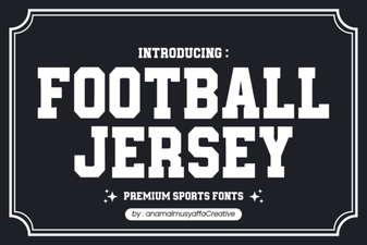 Font Design Ideas for Custom Football Jerseys